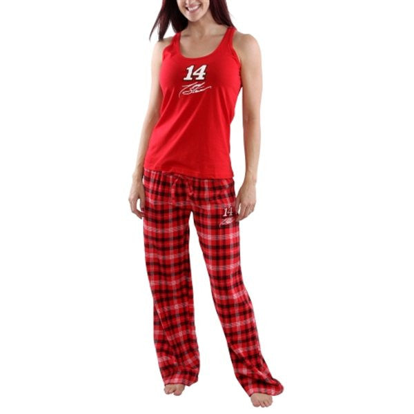 Women's Tony Stewart Red/Black Candid Pajama Sleep Se